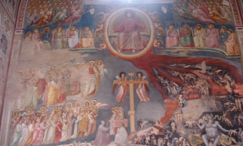 Some of the frescoes of the chapel