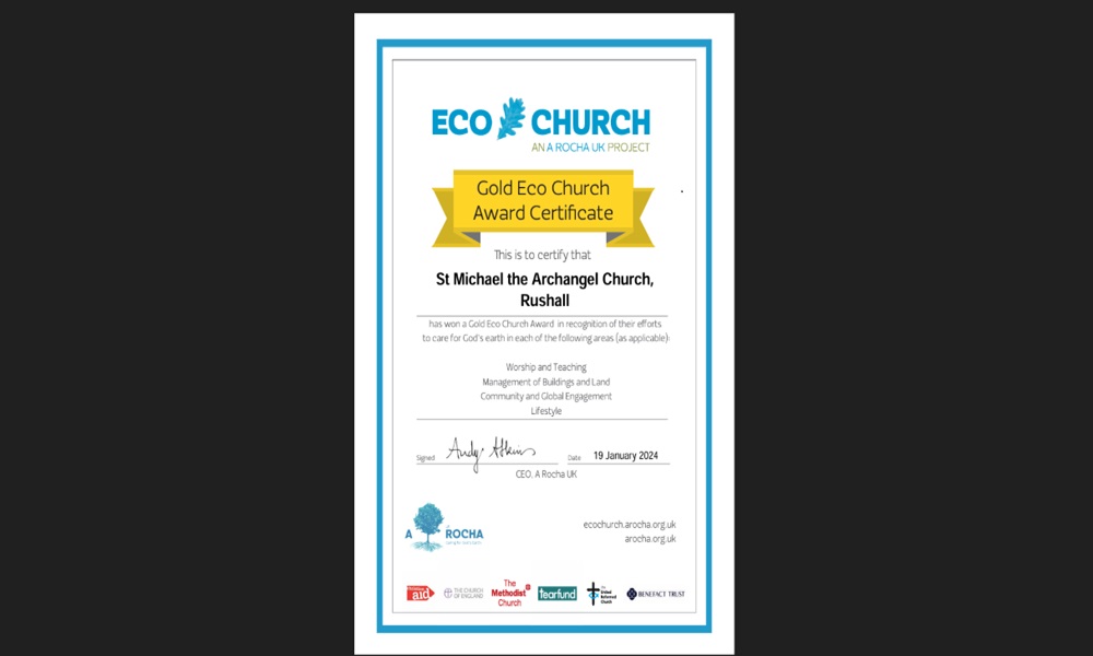 We are an Eco Friendly Church</a>